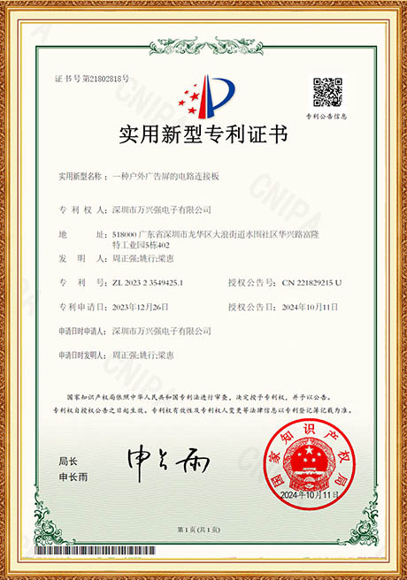 Certificate Of Honor